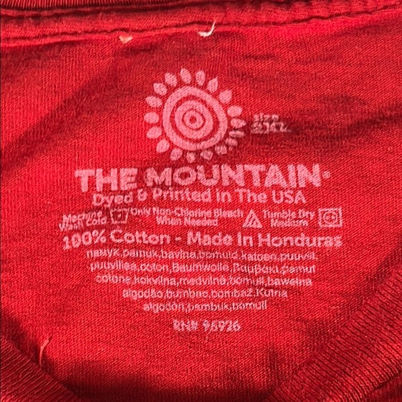 The Mountain Star Wars Theme Cat Red Tie-Dye Shirt Anakin New Mens 2XL - Picture 4 of 11